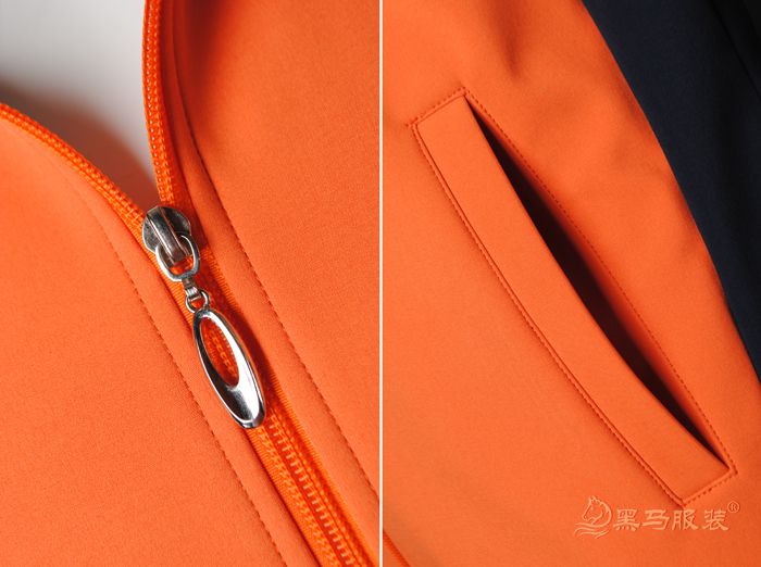 車易拍工作服拉鏈、側兜細節圖